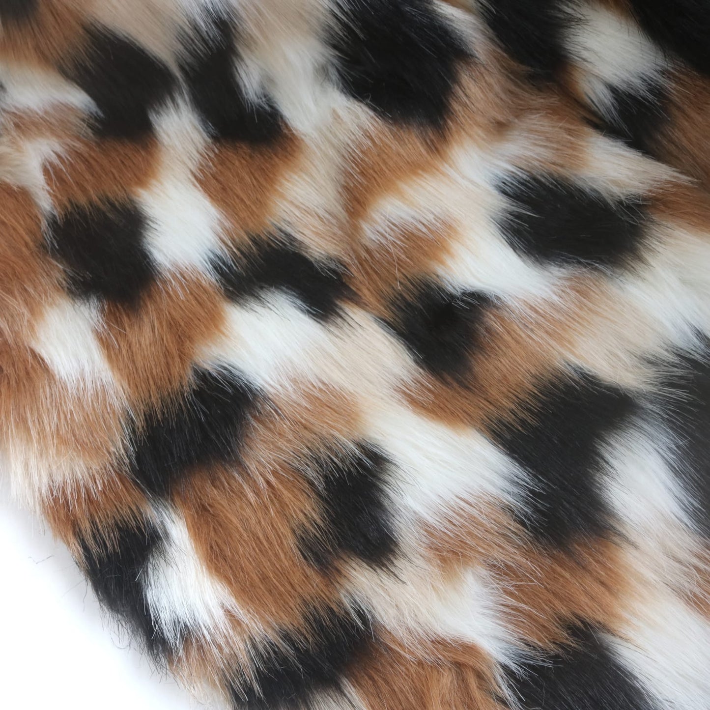 Calico Cat Pattern Faux Fur B20