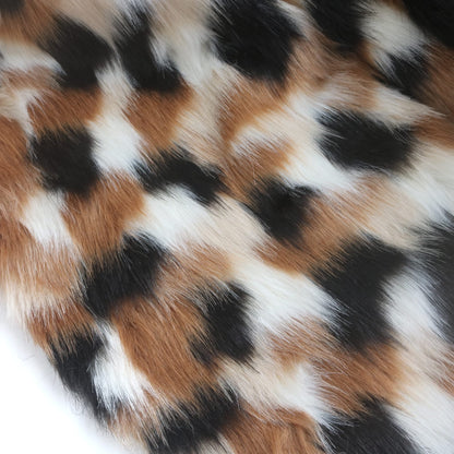 Calico Cat Pattern Faux Fur B20