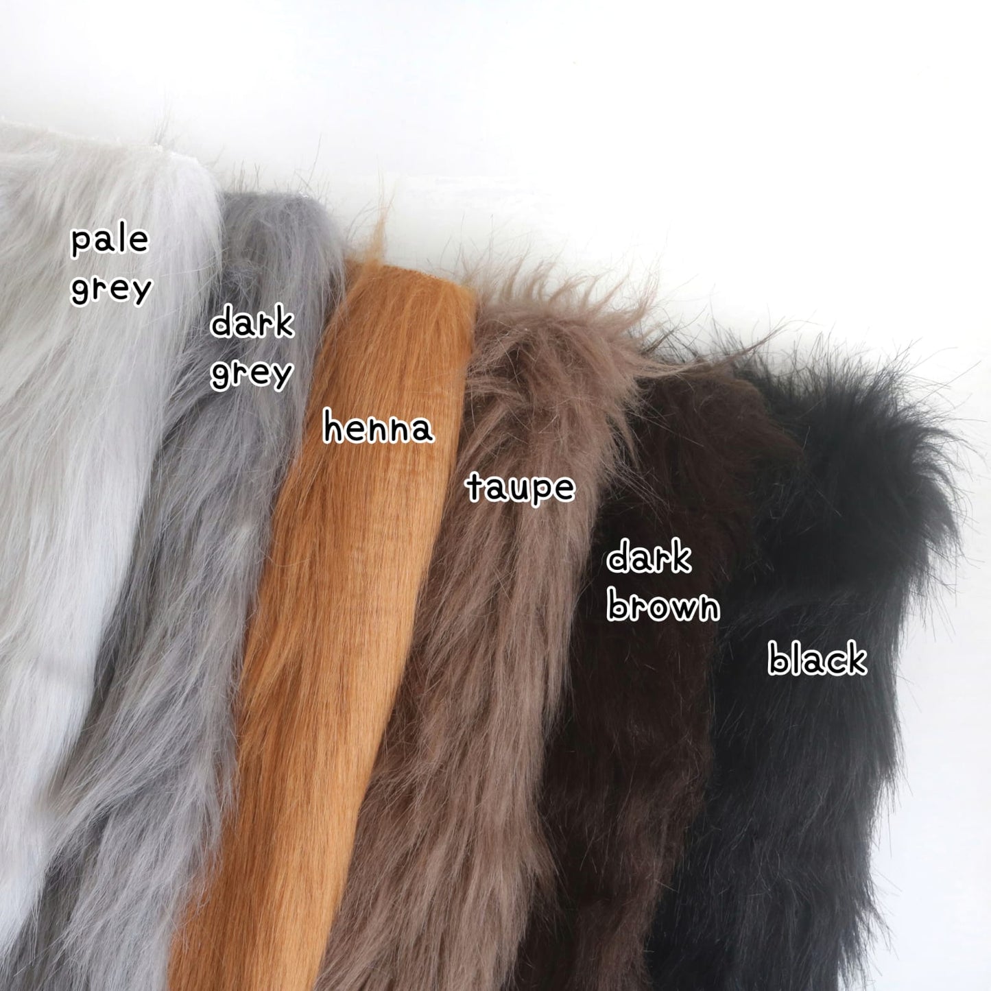 50mm Shaggy Long Pile Faux Fur B13