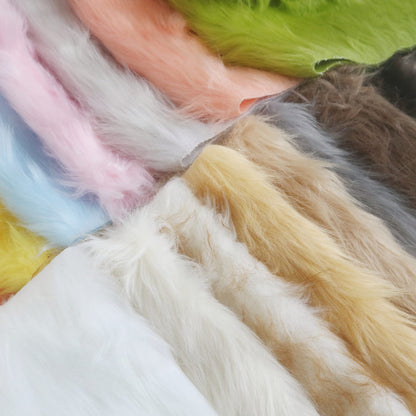 shaggy faux fur