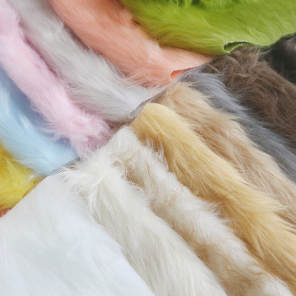 shaggy faux fur
