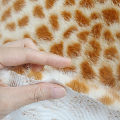 giraffe skin faux fur