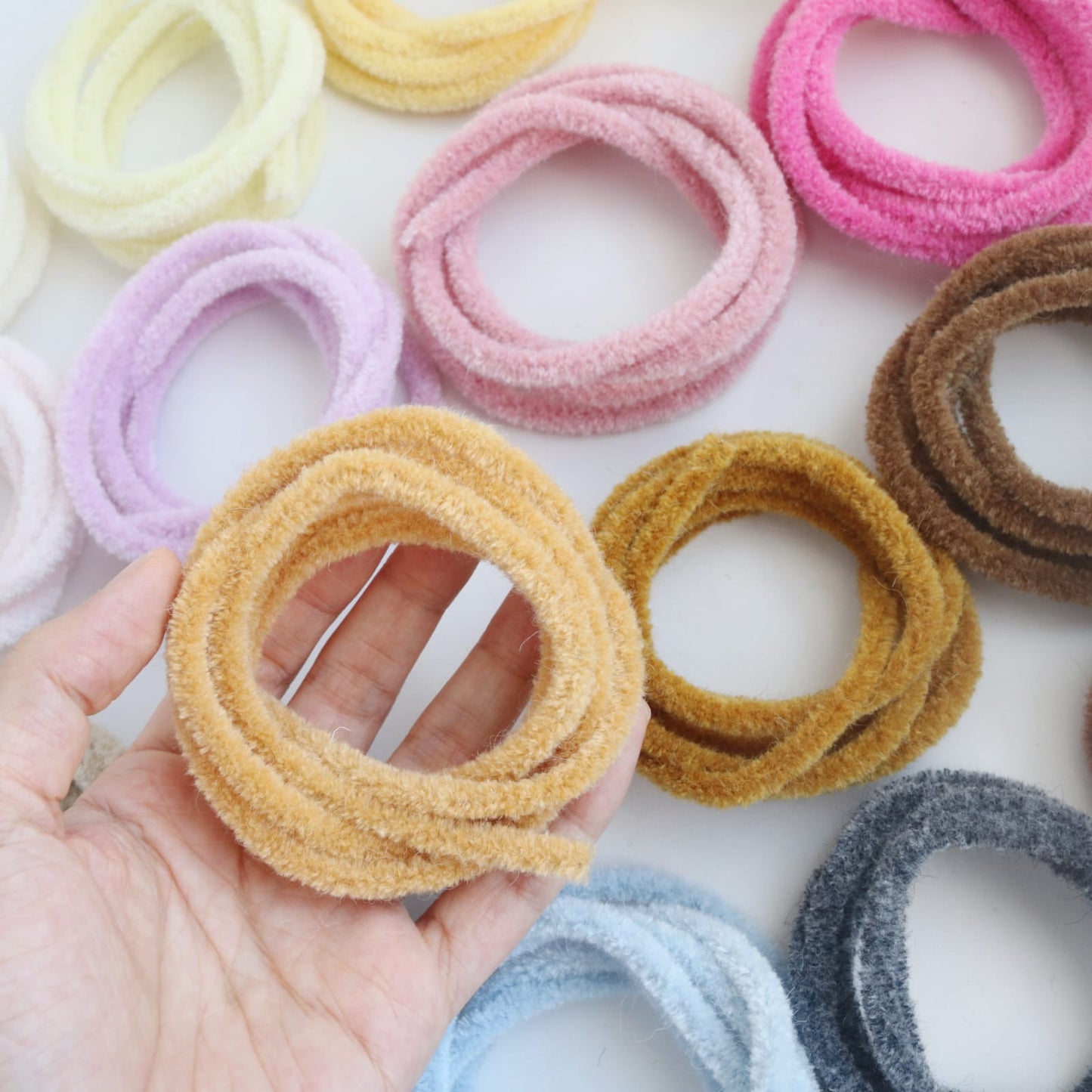 6mm 23colors wool pipe cleaner bundle