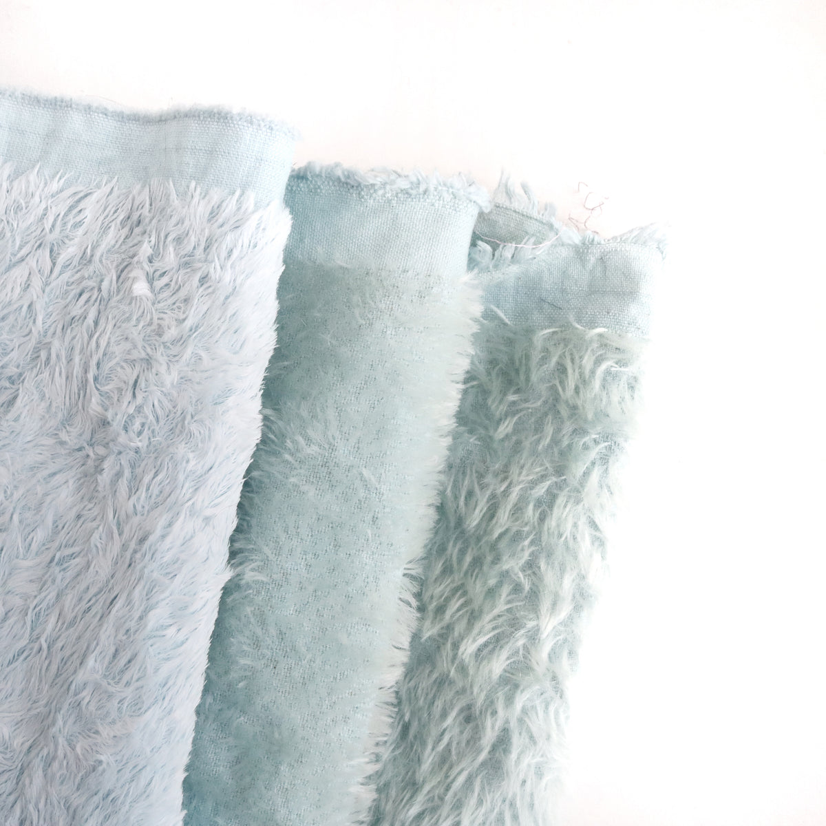 Blue Set- Hand-dyed Mohair & Viscose