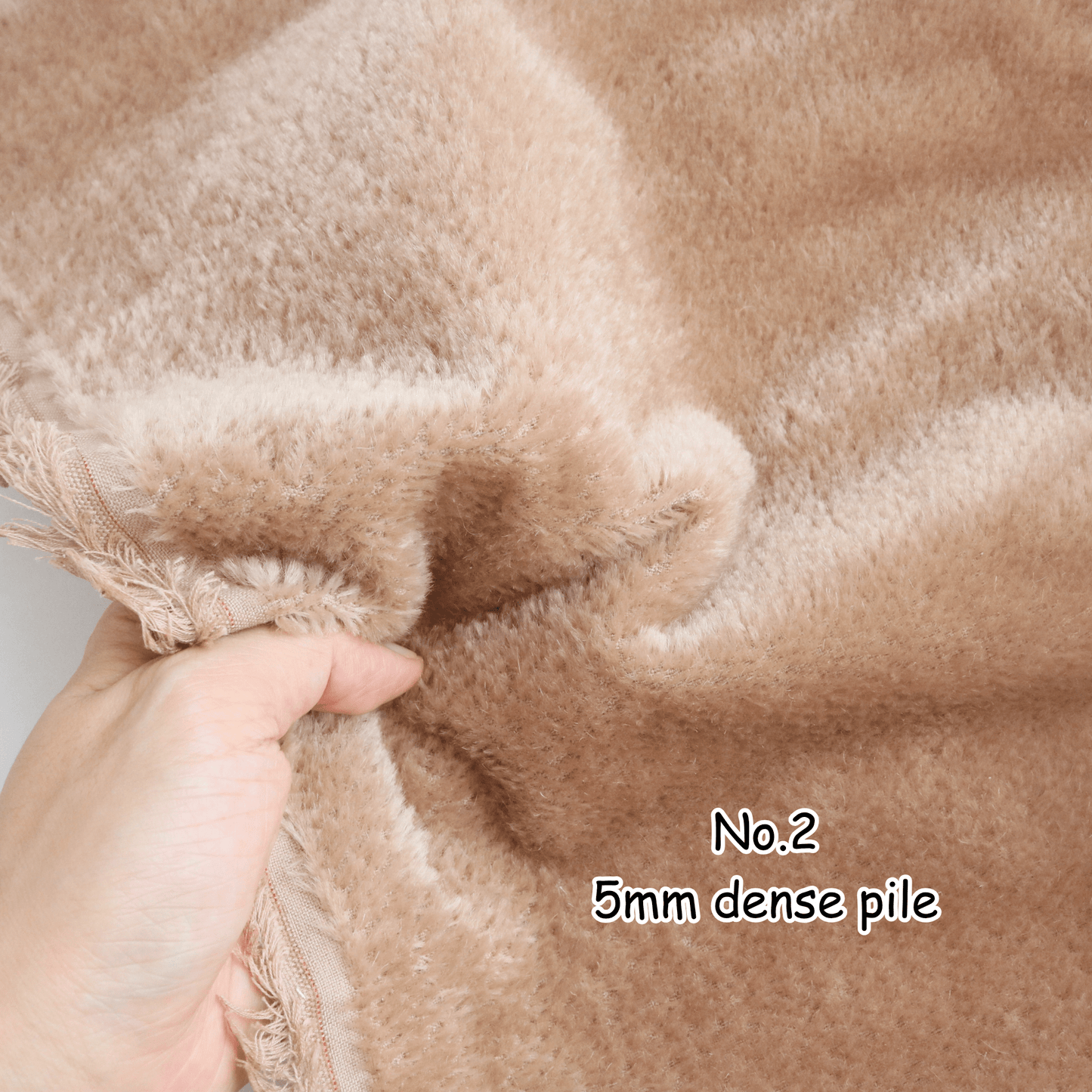 Yellow & Brown Mohair Fabric