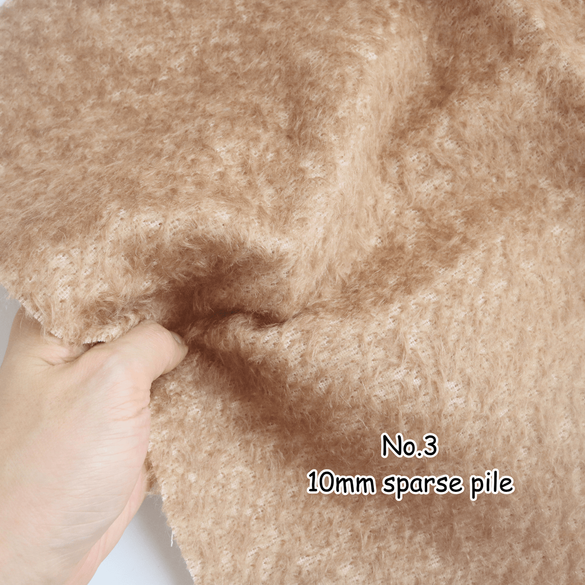 Yellow & Brown Mohair Fabric