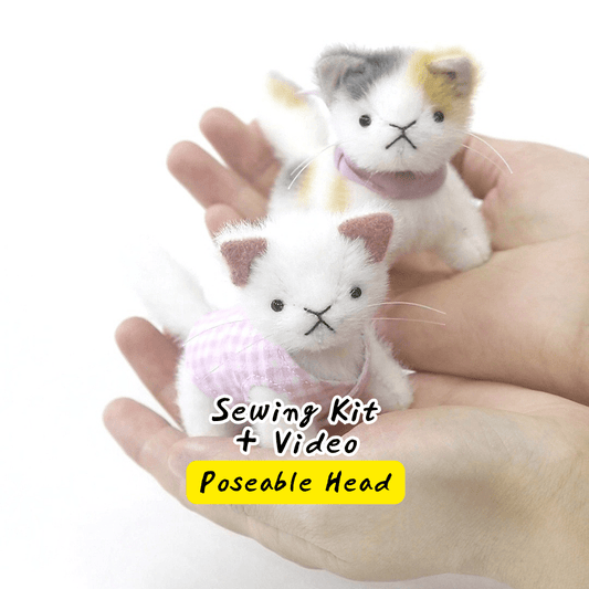 Mini Cat Plush Sewing Kit