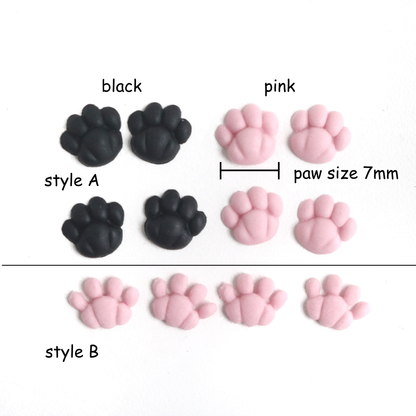 4pcs Mini Clay Paws