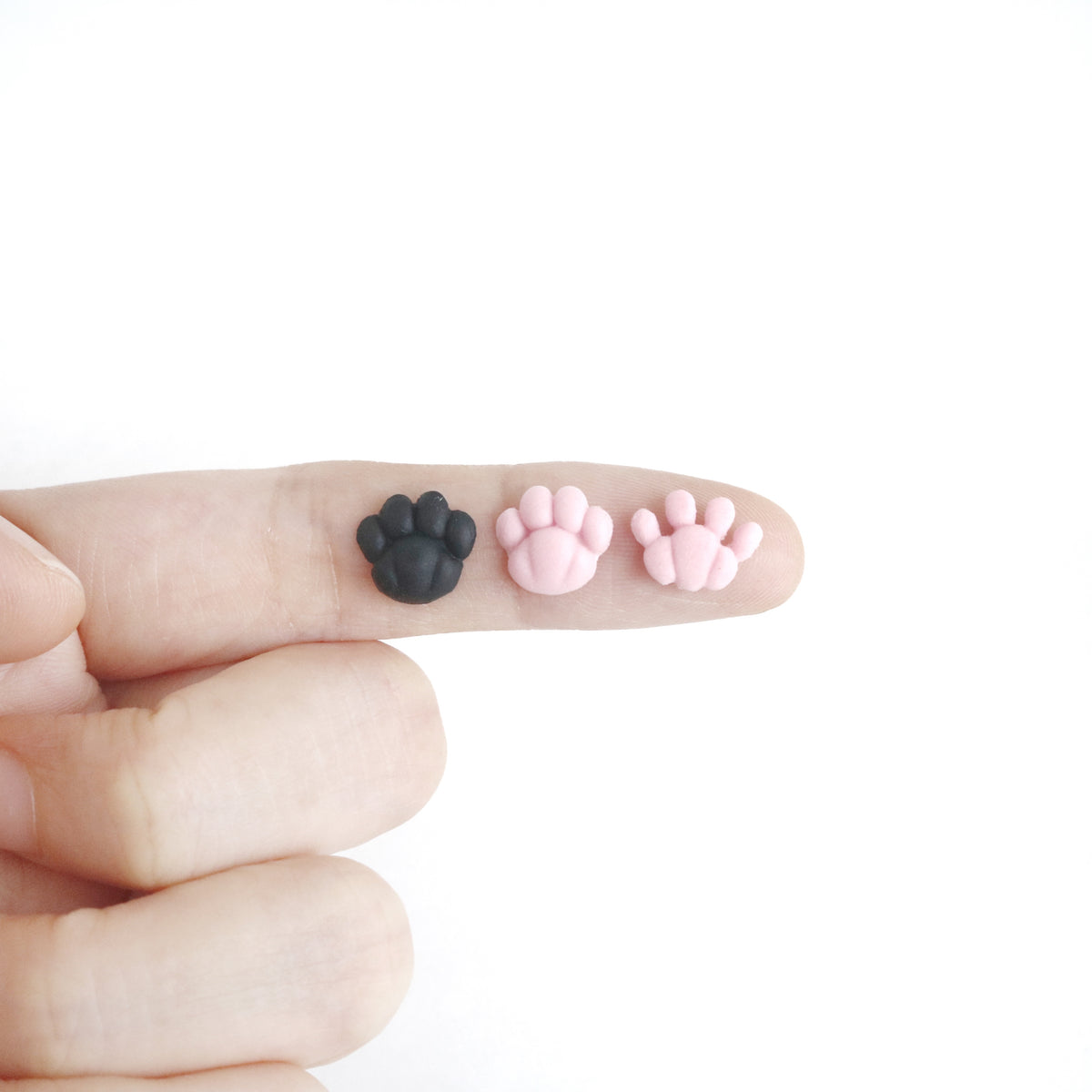 4pcs Mini Clay Paws