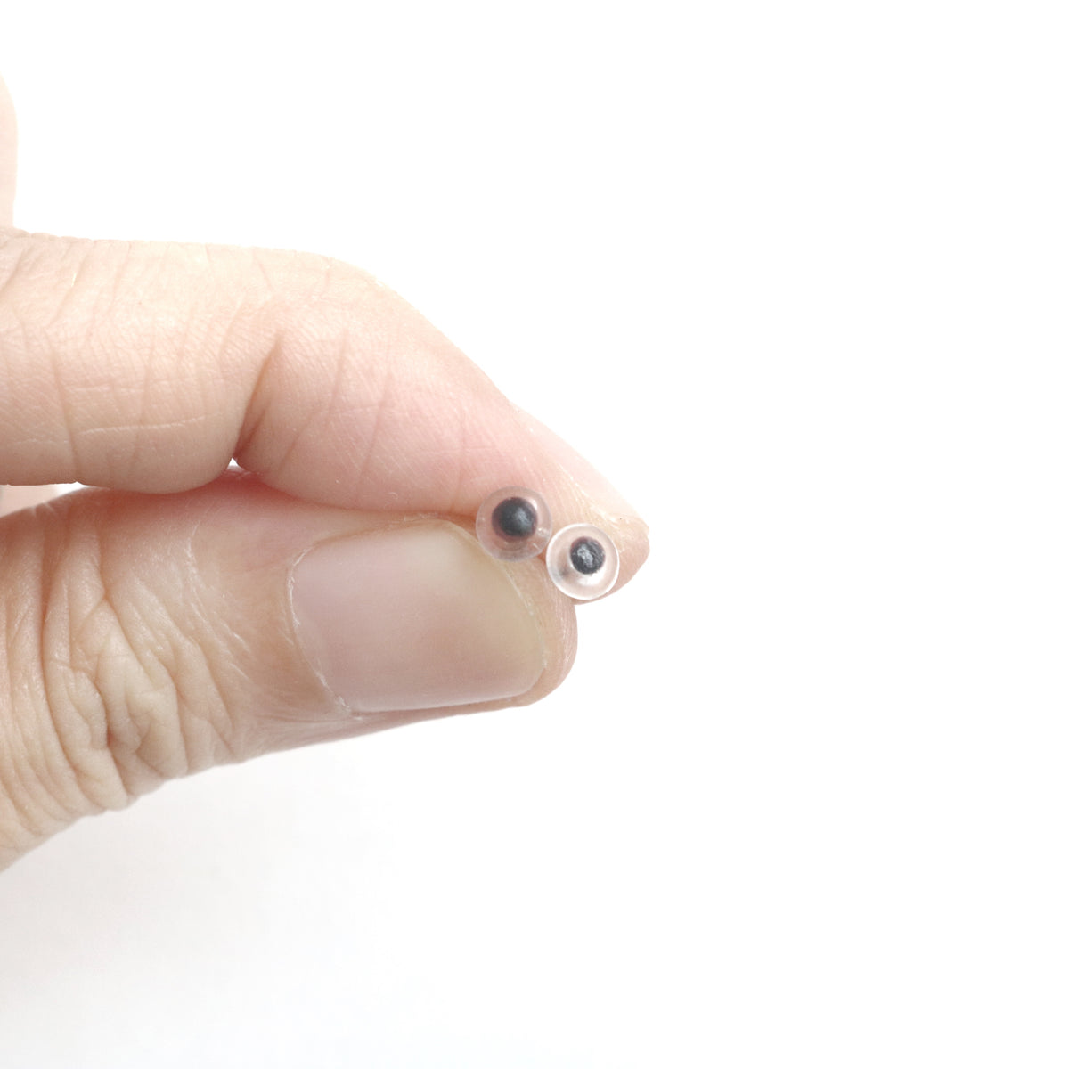 10pairs Small Coloured Glass Eyes on Wire
