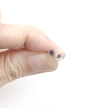 10pairs Small Coloured Glass Eyes on Wire