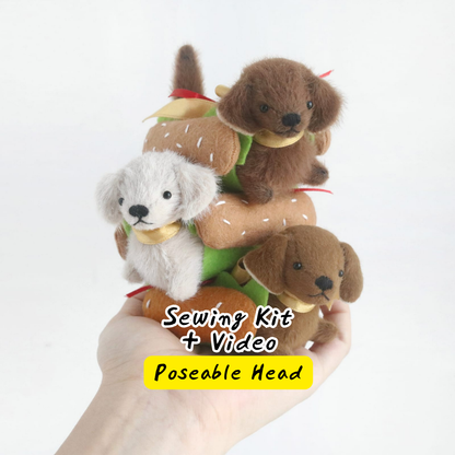 Hot Dog Dachshund Sewing Kit
