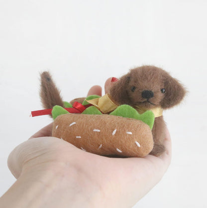 Hot Dog Dachshund Sewing Kit