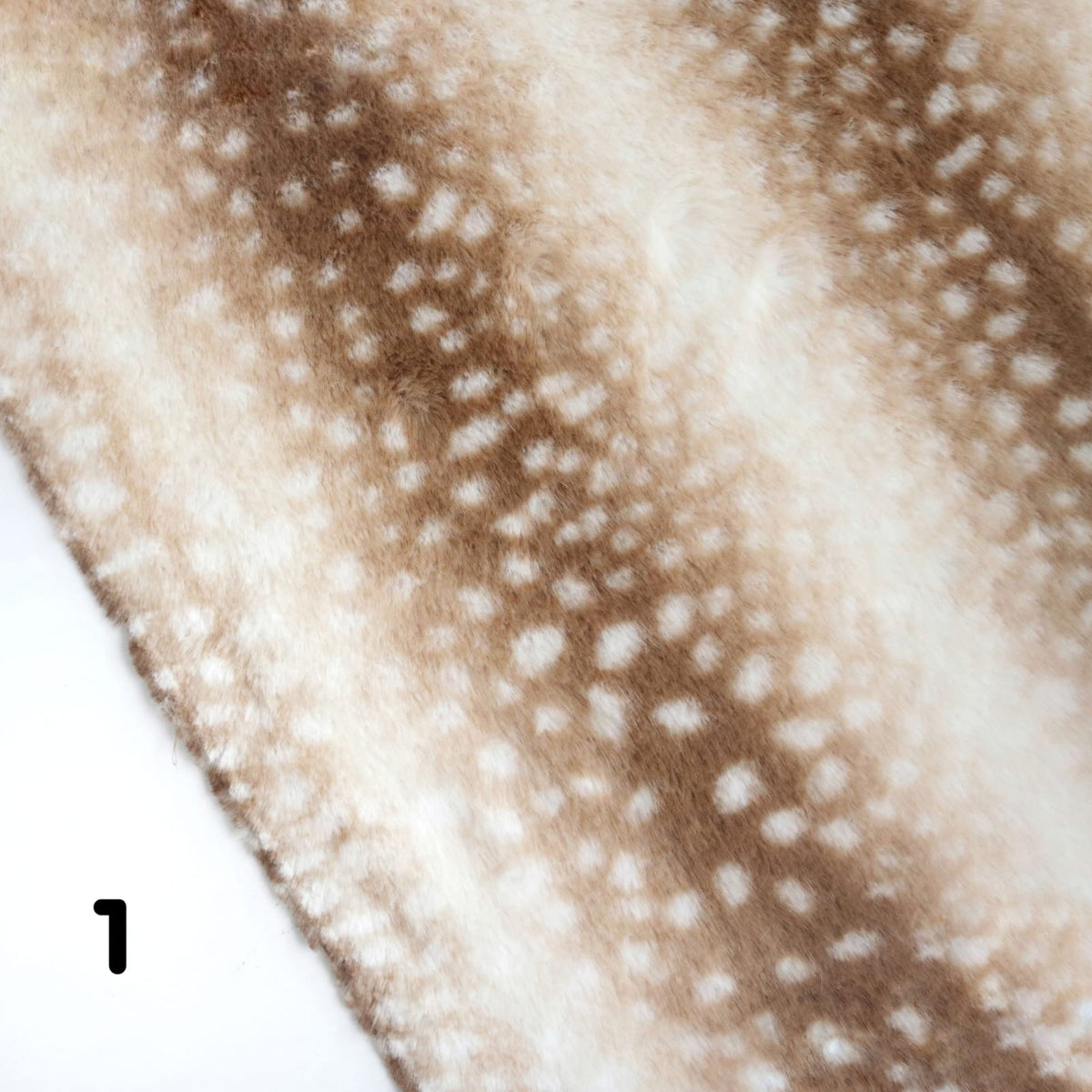 Deer/Fawn Print Faux Fur B17