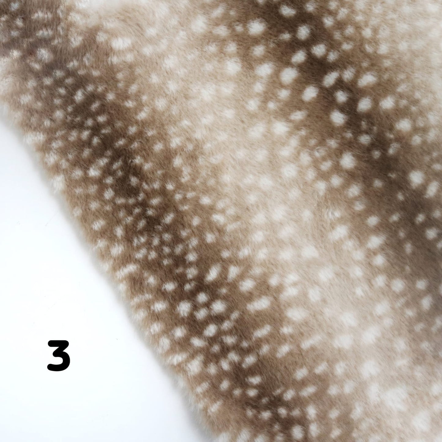 Deer/Fawn Print Faux Fur B17