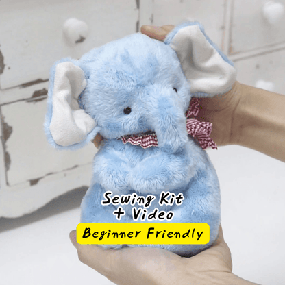 Elephant Plush Sewing Kit