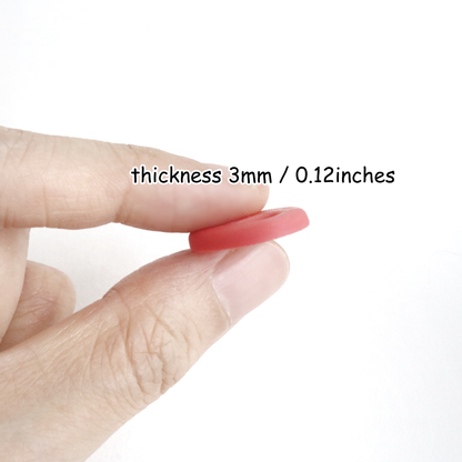 5pcs Flat Back Pig Nose