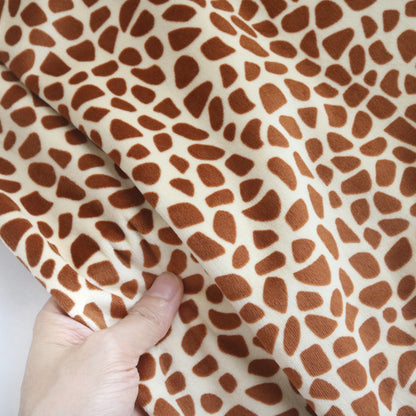 Soft Giraffe Plush Fabric (Minky/Fur Fabric)