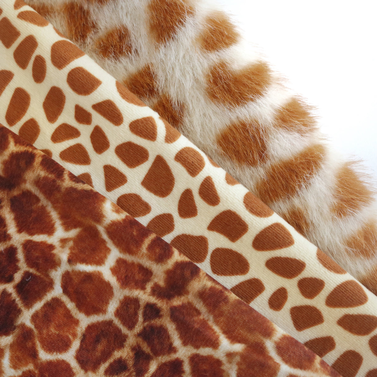 Soft Giraffe Plush Fabric (Minky/Fur Fabric)