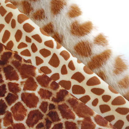 Soft Giraffe Plush Fabric (Minky/Fur Fabric)