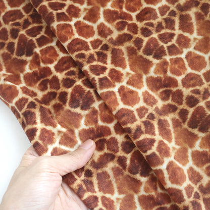 Soft Giraffe Plush Fabric (Minky/Fur Fabric)