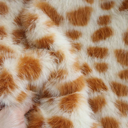 Soft Giraffe Plush Fabric (Minky/Fur Fabric)