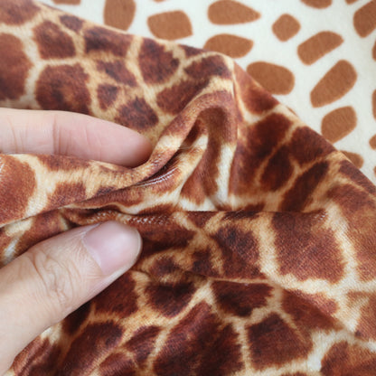 Soft Giraffe Plush Fabric (Minky/Fur Fabric)