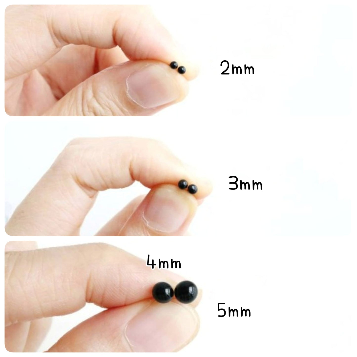 Tiny Glass Eyes On Wire