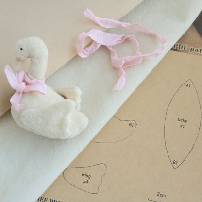 Goose Plush Fabric Kit