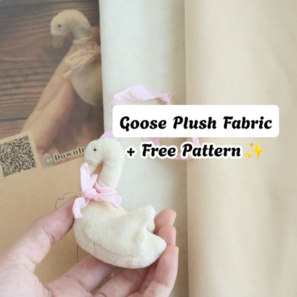 Goose Plush Fabric Kit
