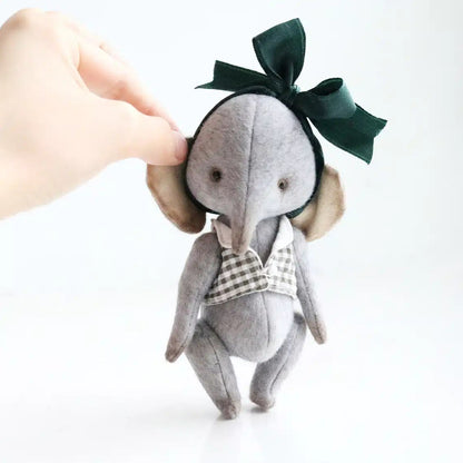 Teddy elephant sewing pattern