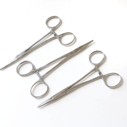 5 inch stainless steel straight forceps