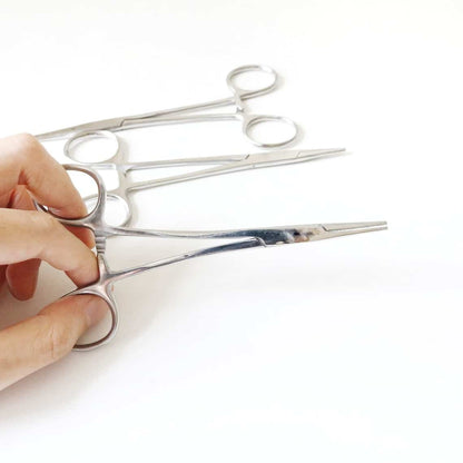 5 inch stainless steel straight forceps