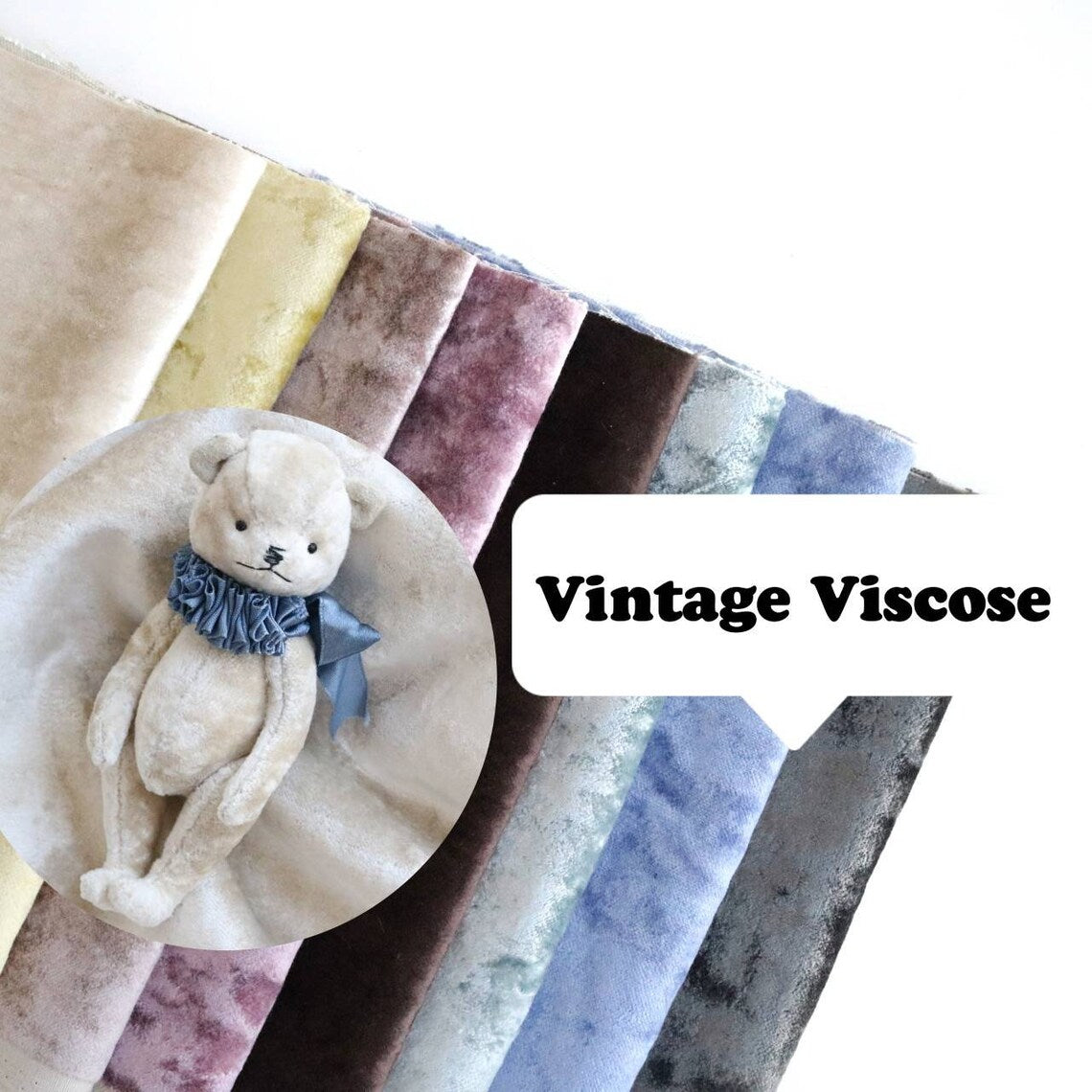 vintage plush for teddy bear making
