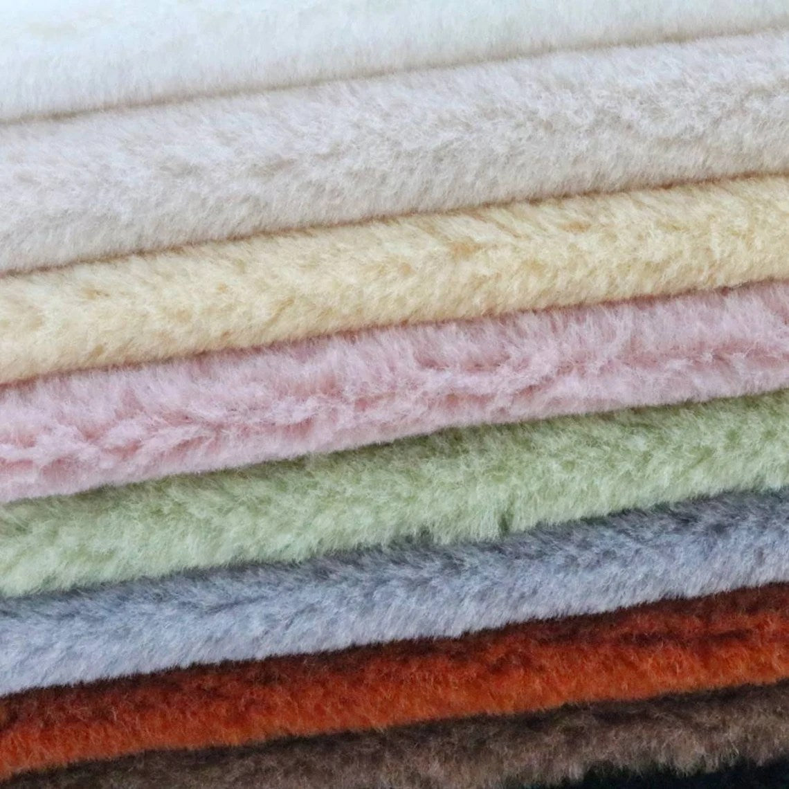 10mm Faux sherpa lambwool fur fabric C01