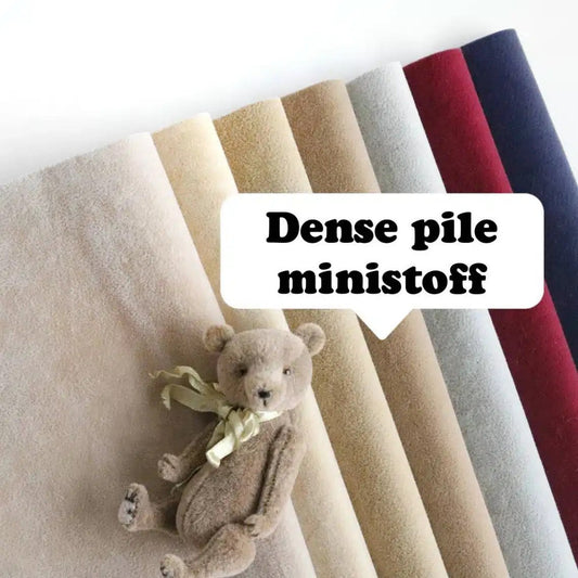 mini bear velvet fabric