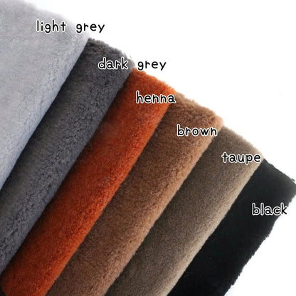 10mm Faux sherpa lambwool fur fabric C01