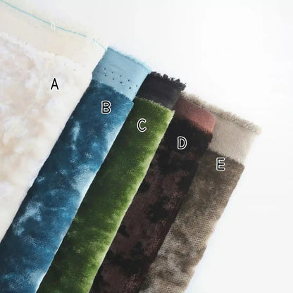 vintage silky velvet fabric A27