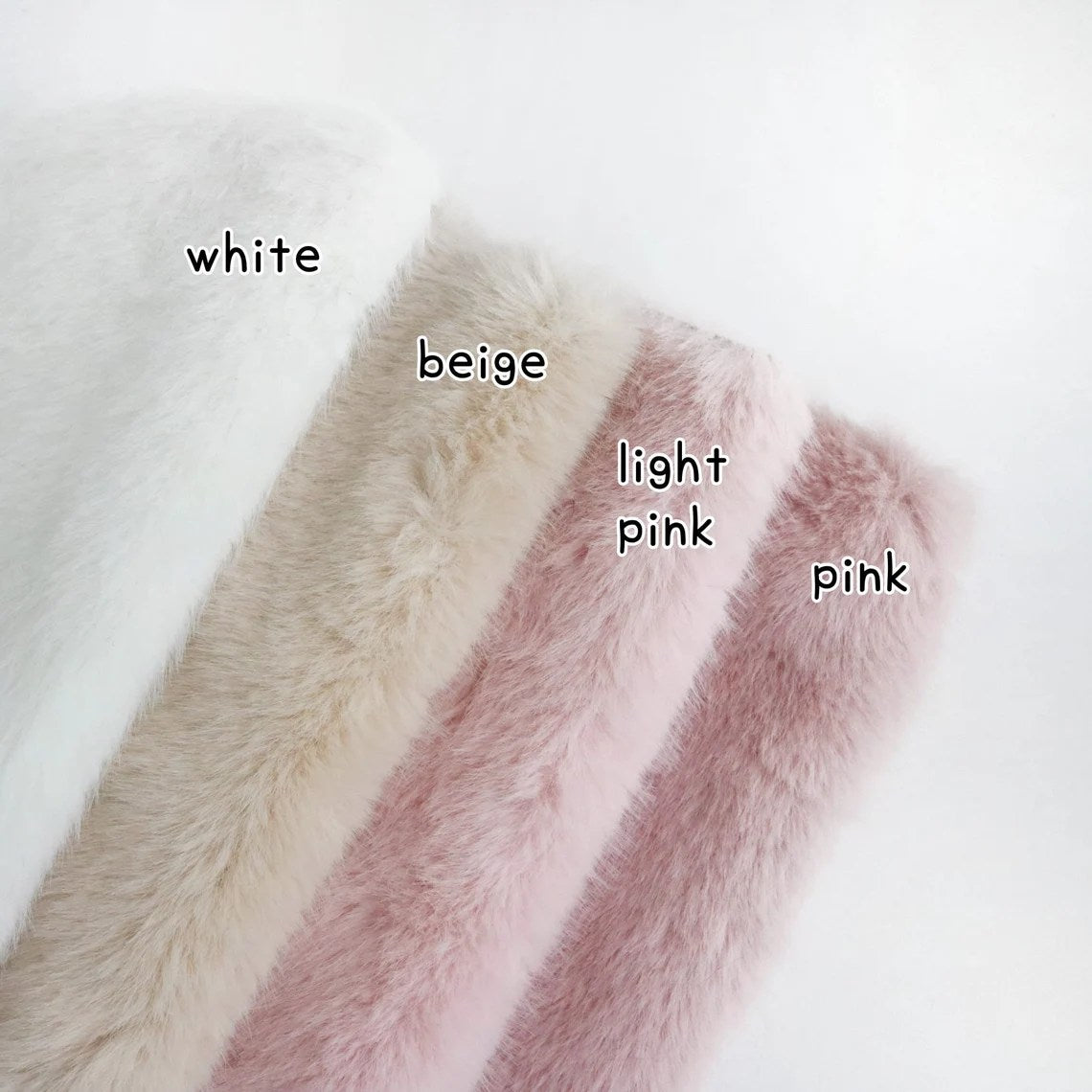 13-15mm Soft plush fur faux fur fabric B12
