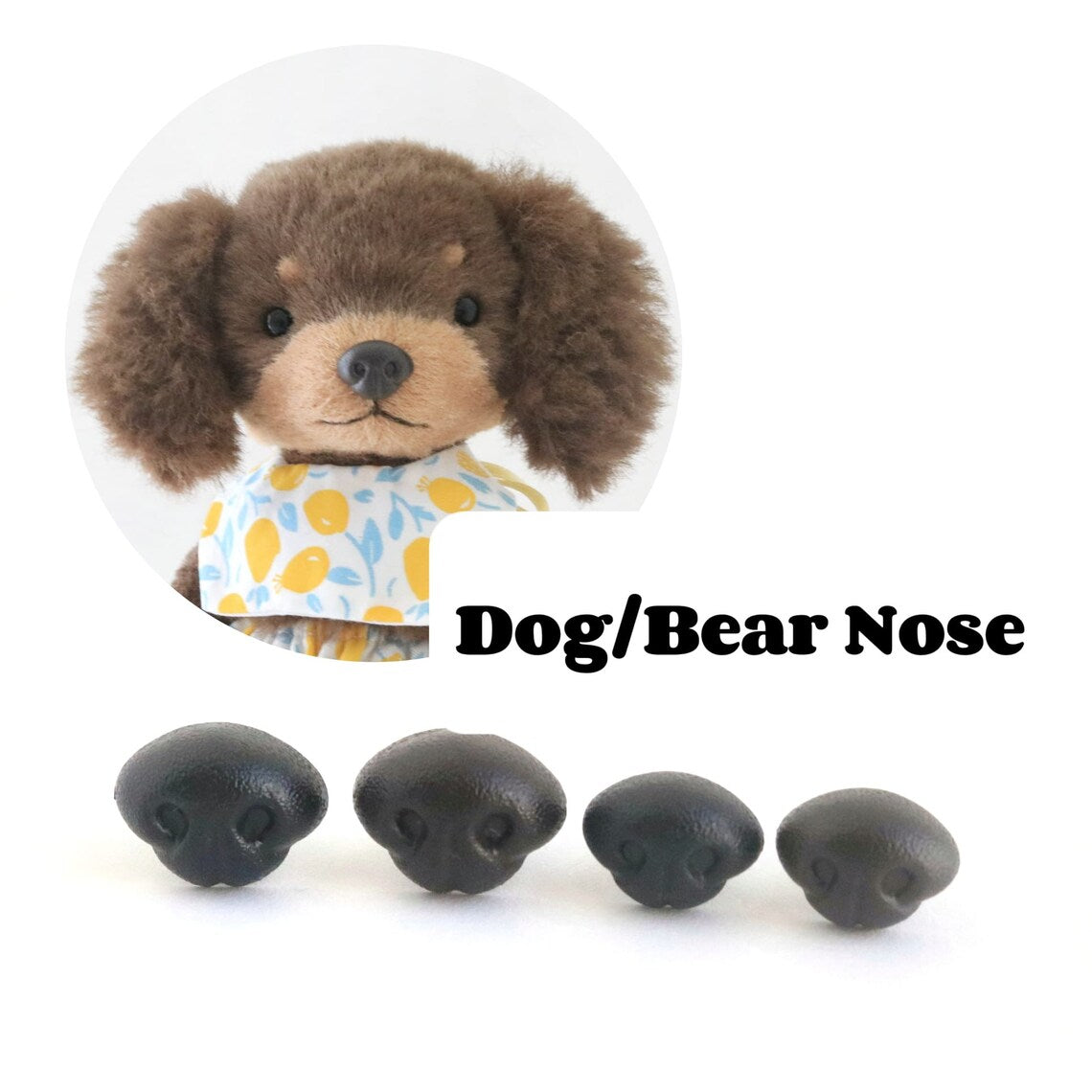 5pcs-Realistic dog nose/ bear nose