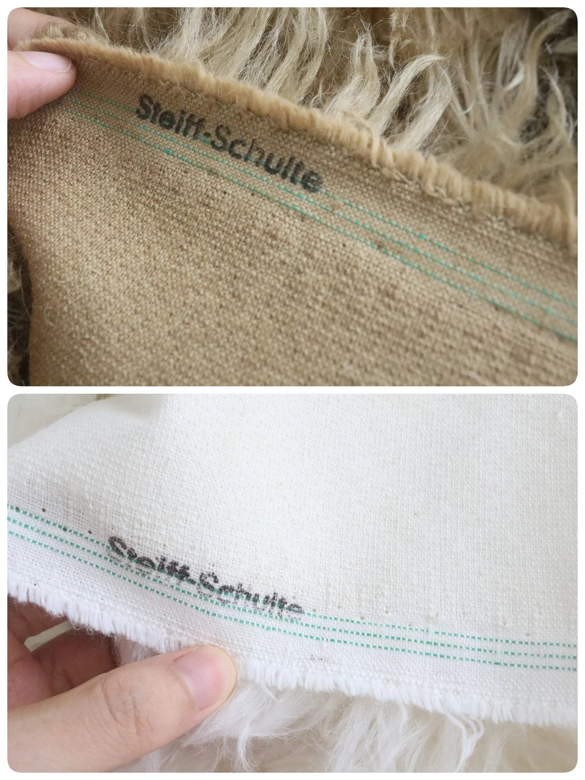 50mm Steiff Schulte Soft Mohair Fabric A77