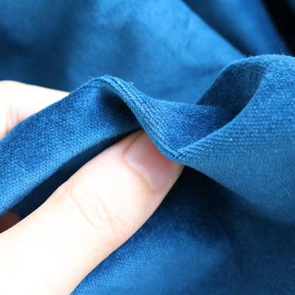 Last piece- Vintage Cotton Velvet in Blue
