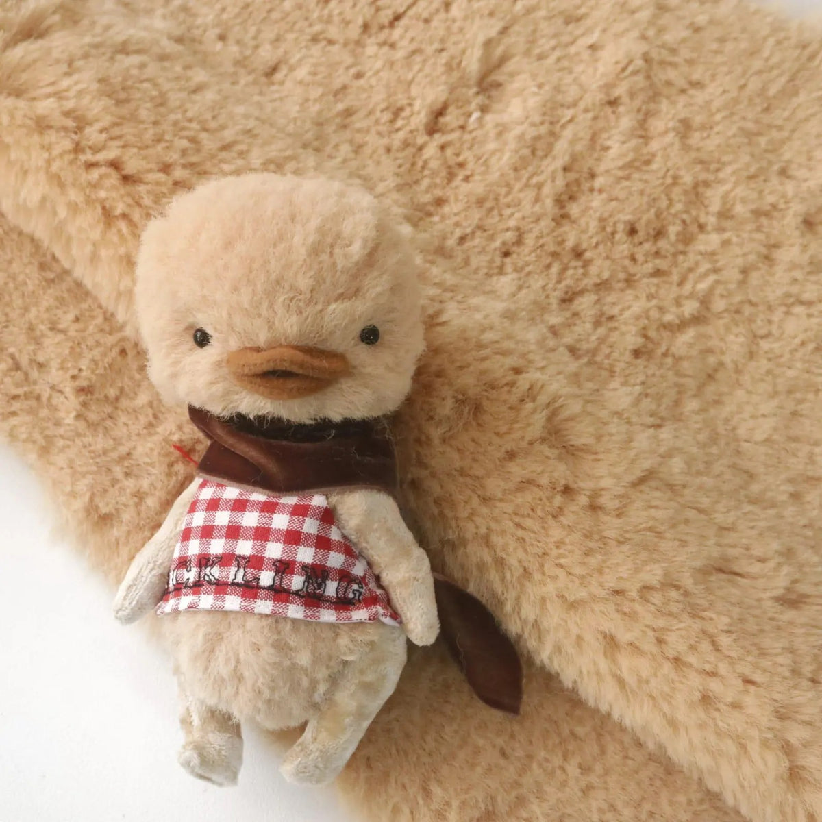 Orange Faux Fur for Duckling Plush C12