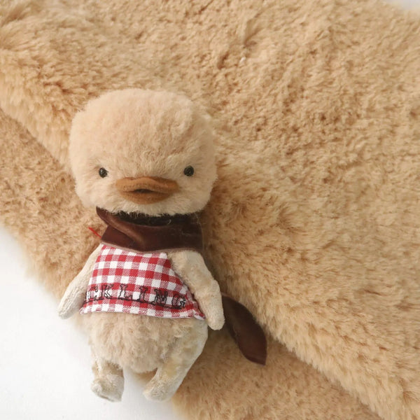 Orange Faux Fur for Duckling Plush C12