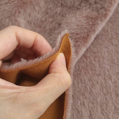 Dense Beige Faux Fur C10