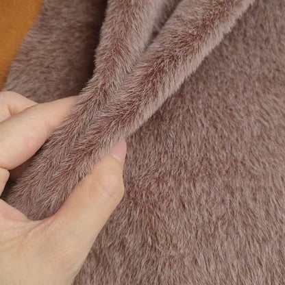 Dense Beige Faux Fur C10