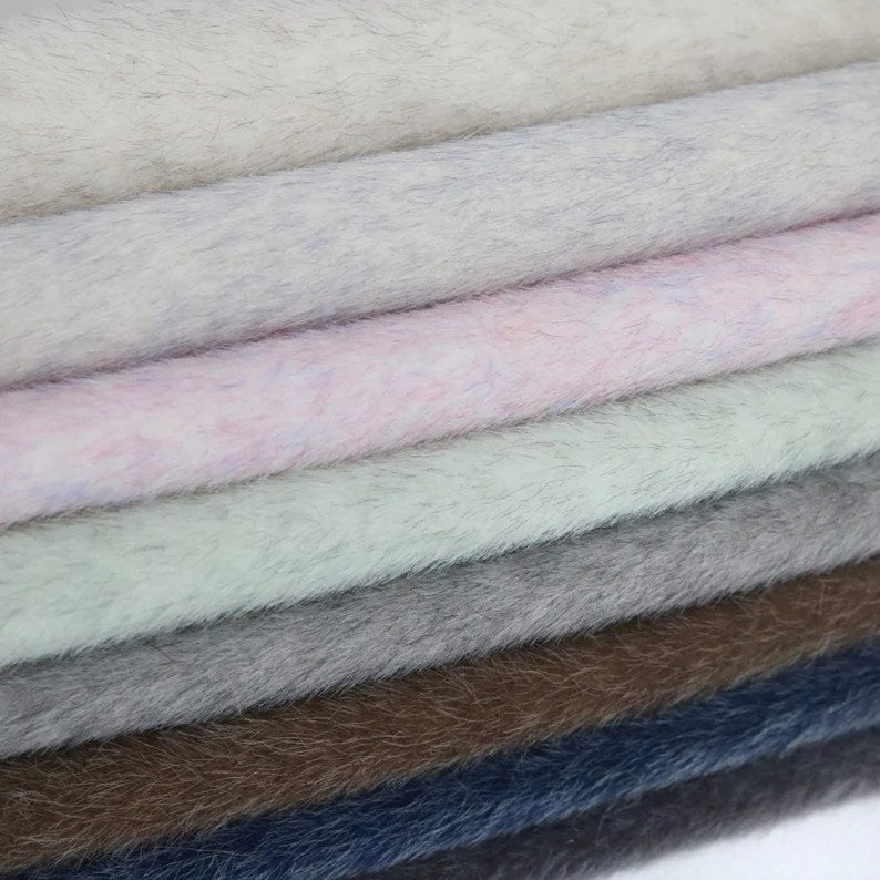 2-tone pile soft plush fabric A06
