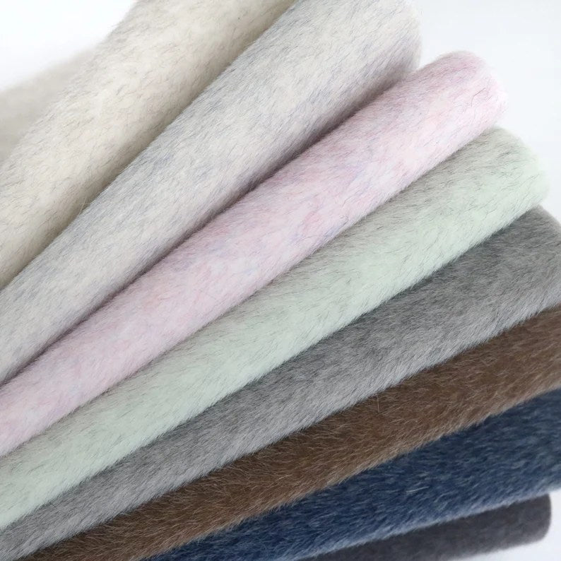 2-tone pile soft plush fabric A06