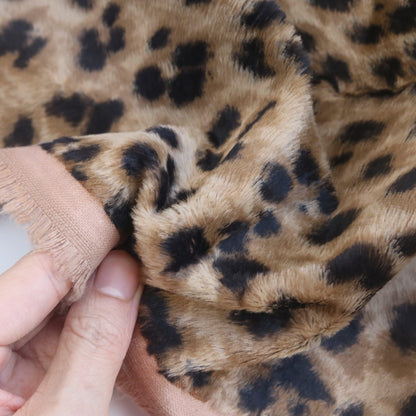 6mm Italian Viscose Leopard Print A57