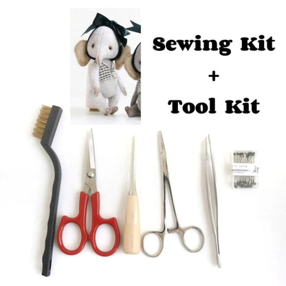 Teddy Elephant Sewing Kit
